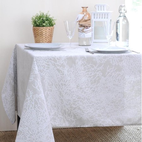 Tissu Enduit Caledonie Blanc en 175cm
