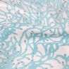 Tissu Enduit Caledonie Turquoise super zoom