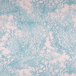 Tissu Enduit Caledonie Turquoise en 175cm