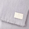 Plaid Mohair Silver par Yves Delorme
