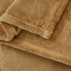 Plaid Castor Biscotte par Desforges