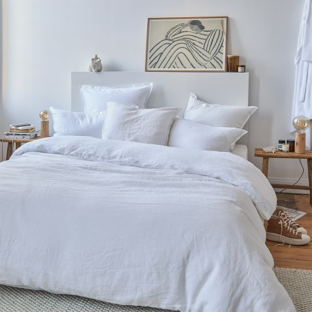 Parure lin Petit Jour Blanc par Olivier Desforges