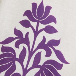 Robe longue Paradise violet par Laurence Tavernier