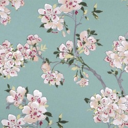 Tissu Enduit Prunus prairie en 155cm