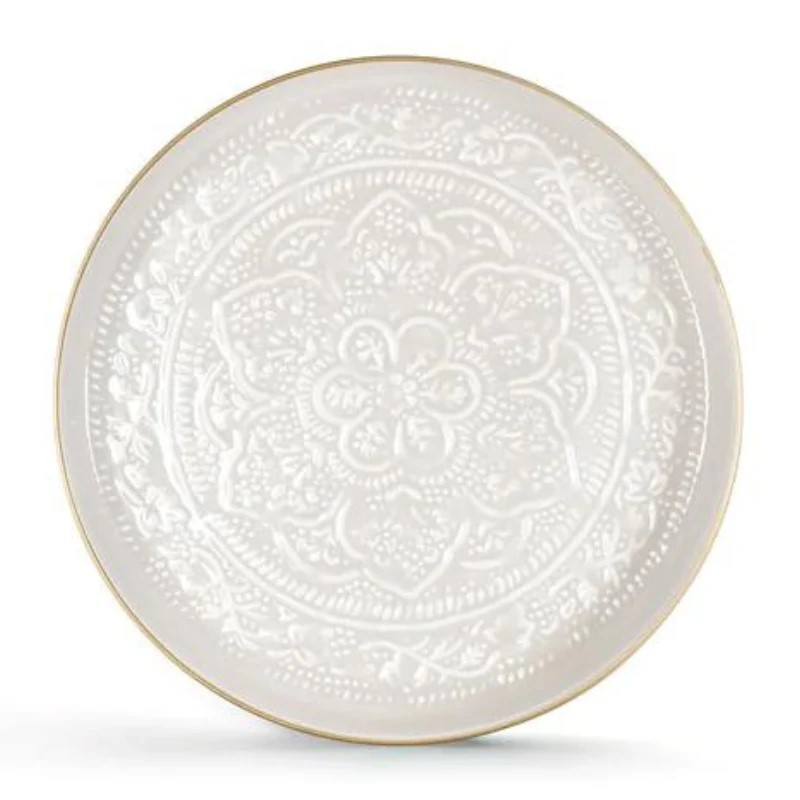 Plateau Berbère white 45 cm par BazardeLuxe