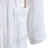 Peignoir Egée Blanc par Desforges