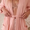 Peignoir Egée rose par Desforges