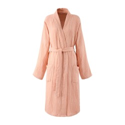 Peignoir Egée rose par Desforges