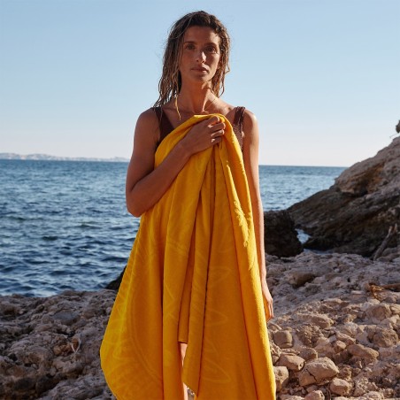 Drap de plage Zeus soleil 180 x 180 par Olivier Desforges