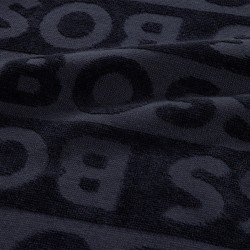 Drap de plage Font black par Boss Home