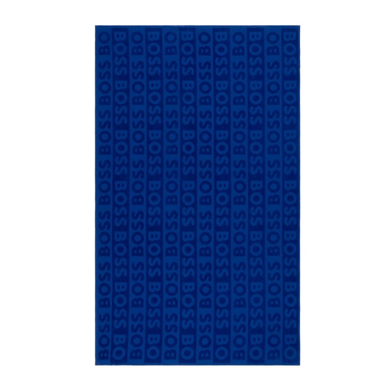 Drap de plage Font blue par Boss Home