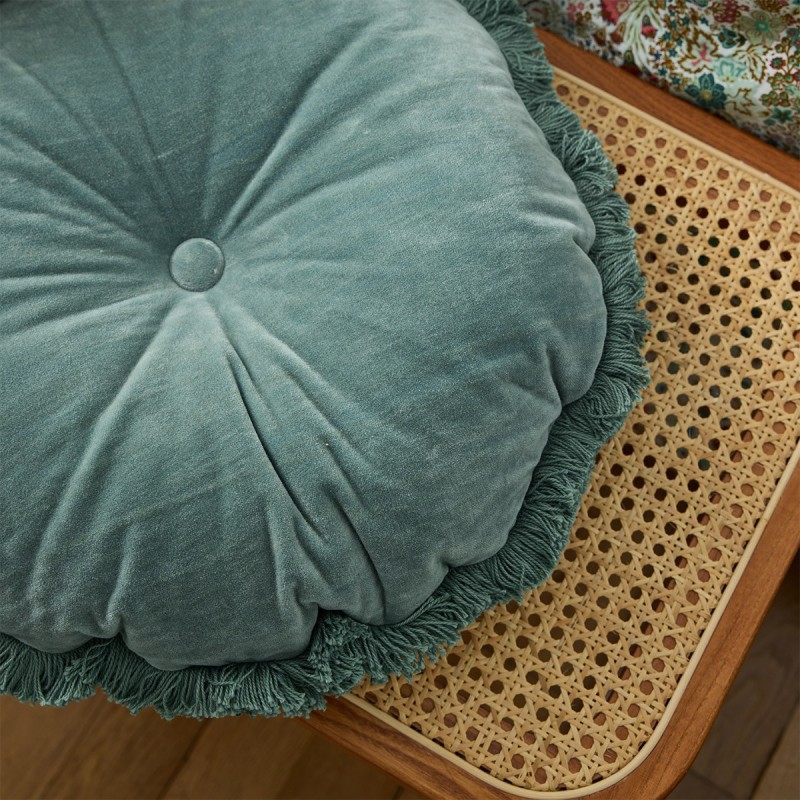 Coussin Romulus Jade par Olivier Desforges