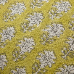 Housse de coussin Indira Olive par Olivier Desforges