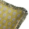 Housse de coussin Indira Olive par Olivier Desforges