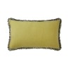 Housse de coussin Indira Olive par Olivier Desforges