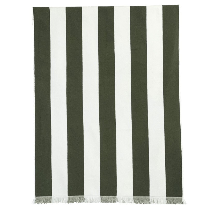 Serviette de plage Porto kaki par Haomy