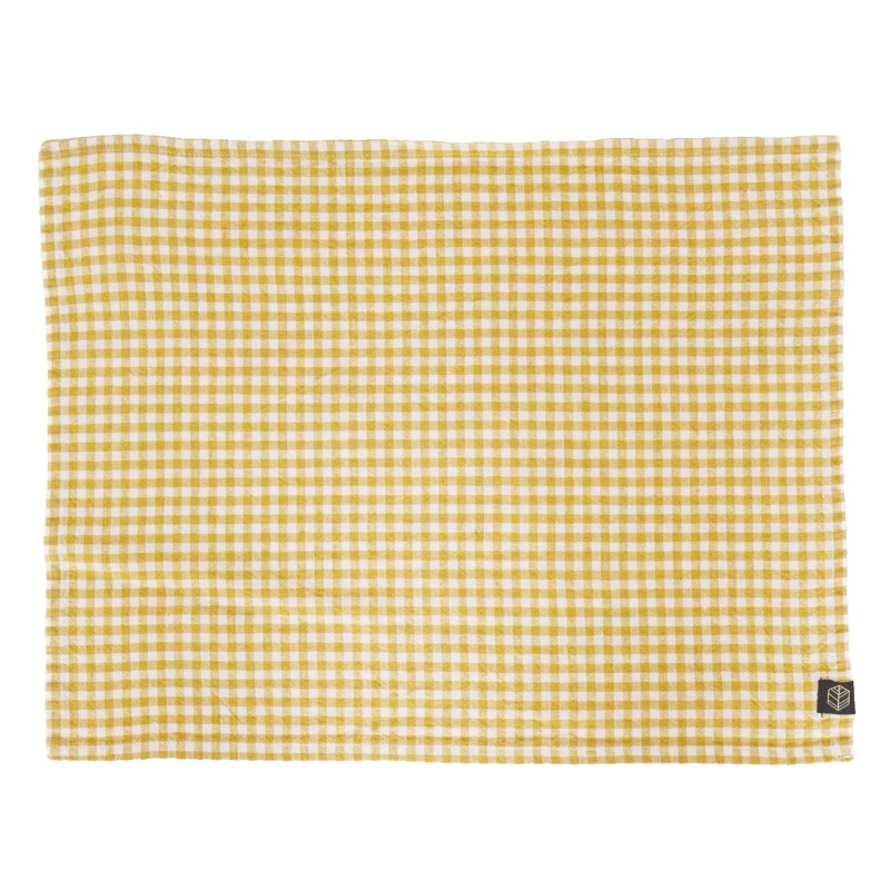 Serviette de table Piana paille par Haomy