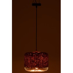 Plafonnier métal orange