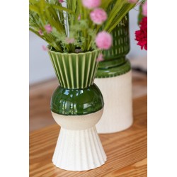 Vase porcelaine vert