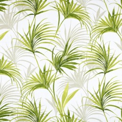 Tissu Enduit Tioute vert en 155cm