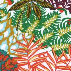 Tissu Enduit Garrigue multico en 155cm