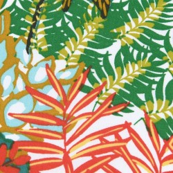 Tissu Enduit Garrigue multico en 155cm