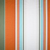 Tissu Enduit Lauburu orange en 155cm