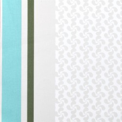 Tissu Enduit Lauburu orange en 155cm