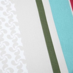 Tissu Enduit Lauburu orange en 155cm