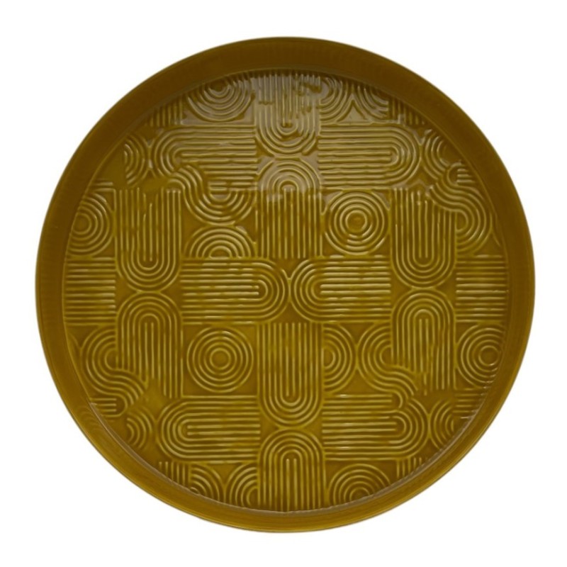 Plateau Molitor Mustard 62 cm par BazardeLuxe