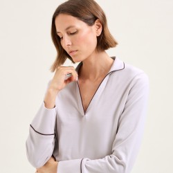 Pyjama Paola greige par Laurence Tavernier