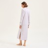 Chemise de nuit longue Paola greige par Laurence Tavernier