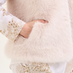 Gilet court Colette par Laurence Tavernier