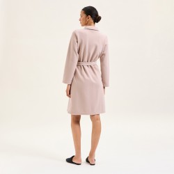Robe de chambre Ninon beige par Laurence Tavernier