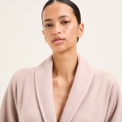 Robe de chambre Ninon beige par Laurence Tavernier