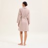 Robe de chambre Ninon beige par Laurence Tavernier