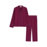 Pyjama boutonné Paola raisin par Laurence Tavernier
