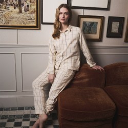 Pyjama louison écru par Laurence Tavernier