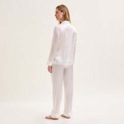 Pyjama Constance écru soie par Laurence Tavernier