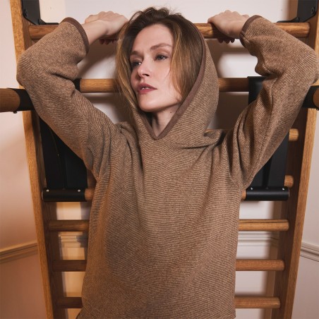 Sweat Anna noisette par Laurence Tavernier