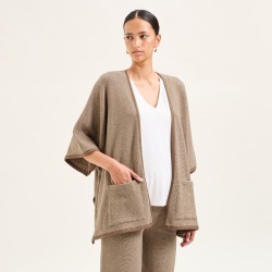 Poncho Anna noisette par Laurence Tavernier