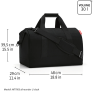 sac de voyage Mesh Black L par Reisenthel