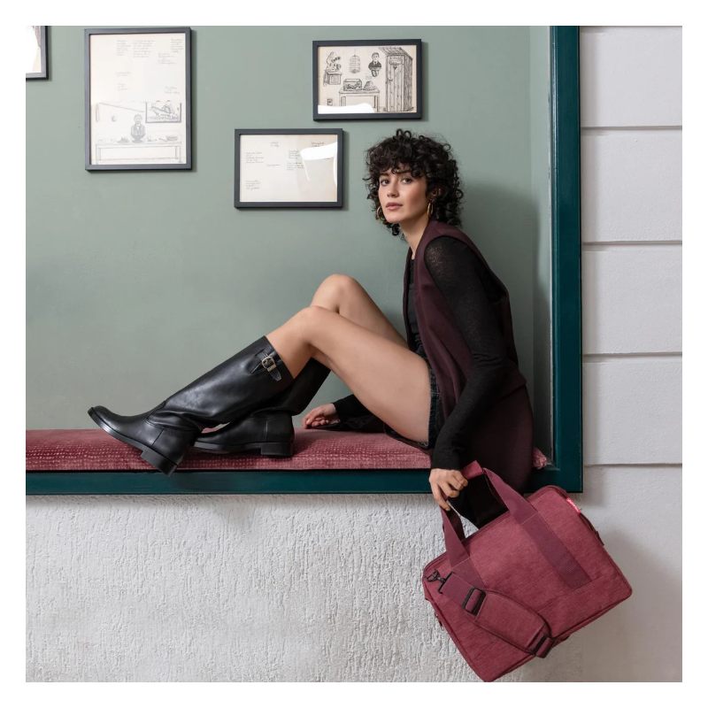 Sac de voyage Twist marron M par Reisenthel