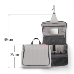 Trousse de toilette XL  à suspendre noir par Reisenthel