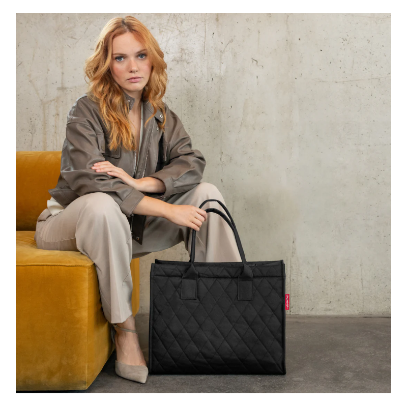 Daily shopper Rhombus black par Reisenthel