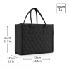 Daily shopper Rhombus black par Reisenthel