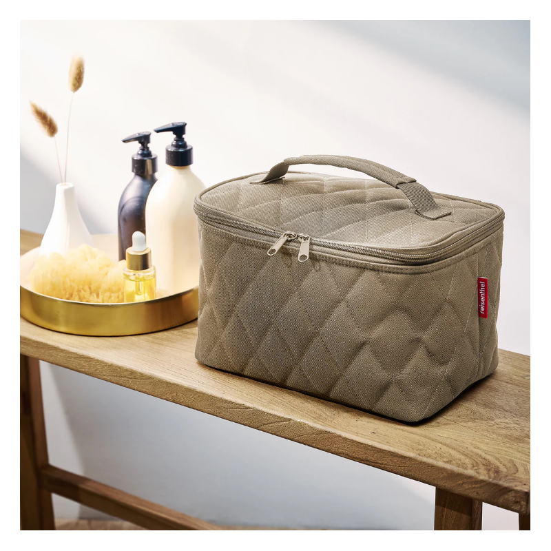 Cosmetic case Rhombus olive par reisenthel