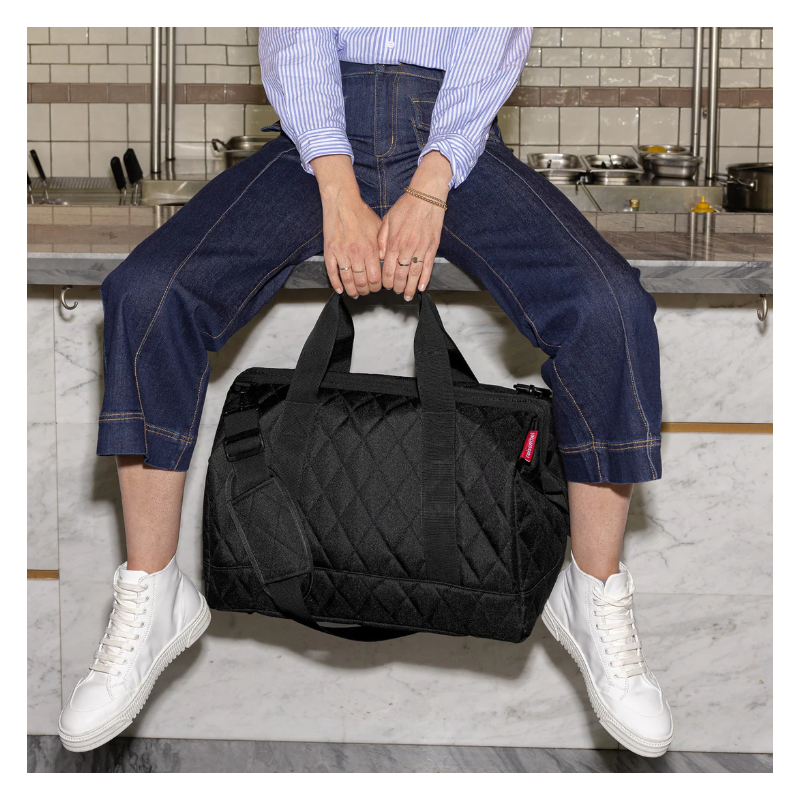 Sac de voyage Rhombus black M par Reisenthel