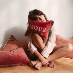 Housse de coussin Amour par Olivier Desforges
