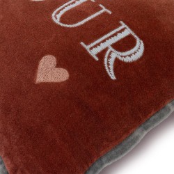 Housse de coussin Amour par Olivier Desforges
